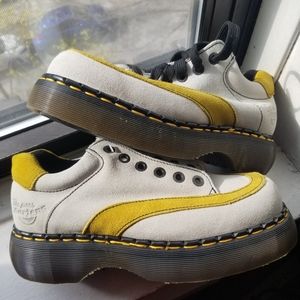 NWT Vintage 90s/Y2K Dr Martens AirWair Suede Platform Sneakers 🇬🇧UK MADE!!